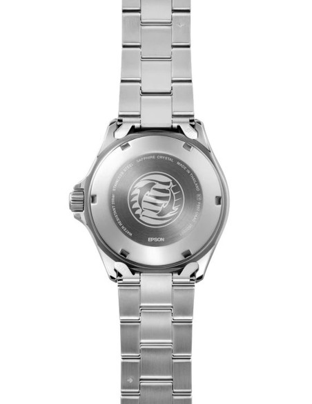 reloj automático buceo hombre Orient Kamasu Kinme RA-AA0826Y 41.8mm 200m WR cristal de zafiro correa de acero